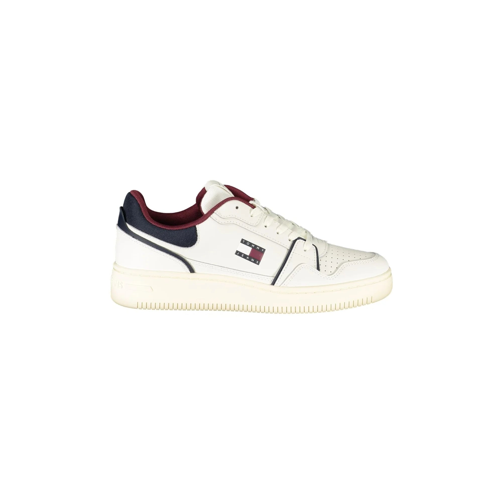 TOMMY HILFIGER Sneakers Uomo Bianche con Lacci e Dettagli Bianco - foto prodotto
